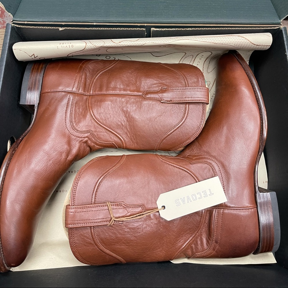 Tecovas The Earl Roper boots Bourbon 13d